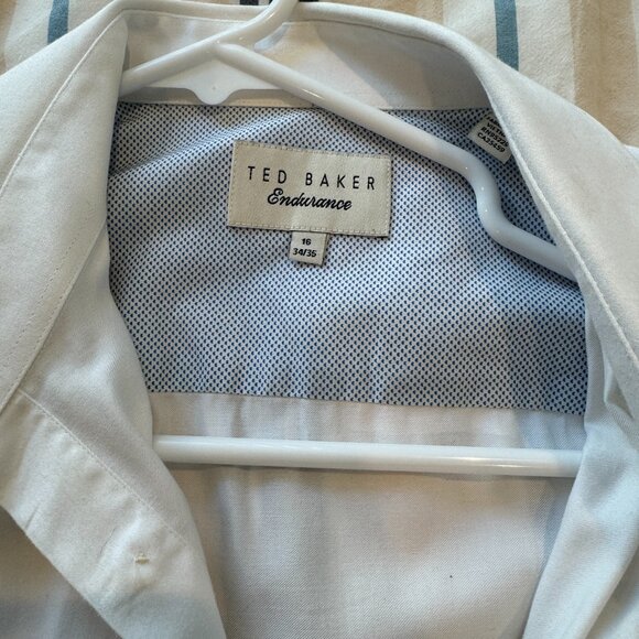 Ted Baker Endurance 16 34/35 Dress Shirt in White for Men's - Picture 2 of 5